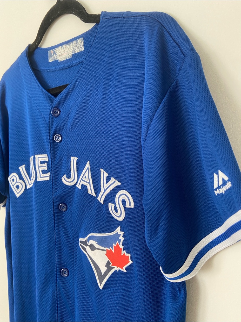 Toronto Blue Jays Jersey size Youth XL Majestic Official MLB Jose Bautista 19 - Picture 2 of 8